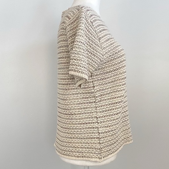 TALBOTS SHORT SLEEVED KNIT TOP - Picture 7 of 9